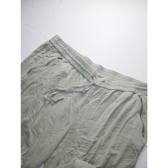 Style & Co Rayon Green Pants Pull On Women Size 3X Light Weight Drawstring - Picture 2 of 4